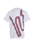 Moncler Circuit Print T-Shirt, &pound;95, Clothing, White, Cotton, Front view
