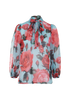 Dolce & Gabbana Floral Blouse, £395, Clothing, Blue/Green/Pink, Silk, Front view