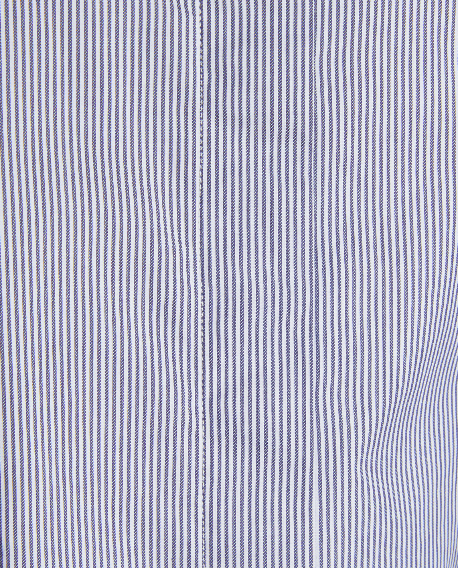 Fendi Striped Band Collar Shirt, &pound;150, Clothing, Blue/White, Cotton, Other view