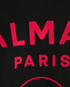 Balmain Logo Button T-Shirt, &pound;110, Clothing, Black, Cotton, Other view