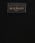 Balmain Logo Button T-Shirt, &pound;110, Clothing, Black, Cotton, Other view