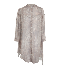 Acne Oversized Shirt, Poly, Grey, UK6, 2*