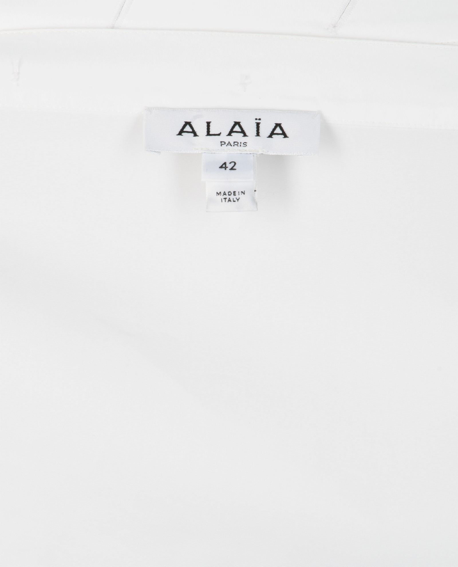 Alaia Buttoned Up Tunic, &pound;220, Clothing, White, Cotton, Other view
