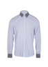 Alexander Mcqueen Skull Collar Stripe Shirt, front view