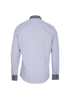 Alexander Mcqueen Skull Collar Stripe Shirt, back view