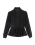 Alexander McQueen Flared Lace Blouse, back view