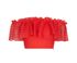 Alexander McQueen Off The Shoulder Crop Top, front view
