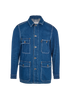 Ami Paris Denim Overshirt, front view
