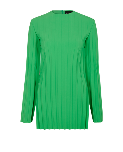 A.W.A.K.E Pleated Side Slit Top, front view