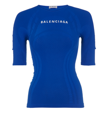 Balenciaga Logo Fit Top, front view