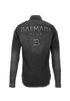 Balmain Distressted Denim Shirt, back view