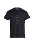 Balmain Printed Logo T-Shirt, £150, Clothing, Black, Cotton, Front view