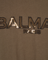 Balmain Logo T-Shirt, &pound;150, Clothing, Khaki, Cotton, Other view