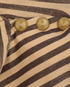 Balmain Metallic Striped Long Sleeves Top, &pound;220, Clothing, Beige/Brown, Modal/Polyester (Polymer), Other view