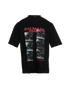 Balmain 44 Rue Francois T-Shirt, &pound;90, Clothing, Black, Cotton, Front view
