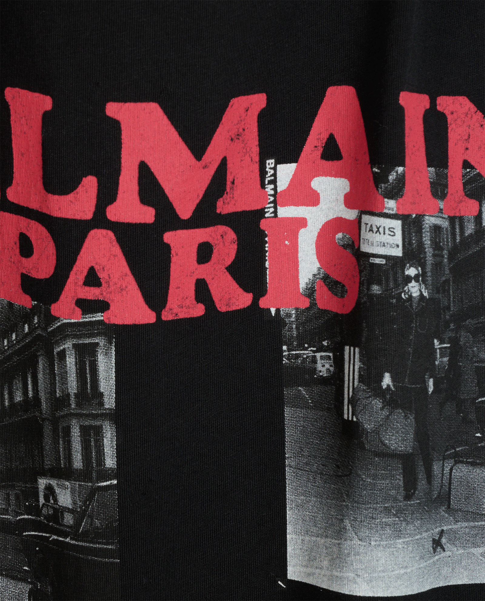 Balmain 44 Rue Francois T-Shirt, &pound;90, Clothing, Black, Cotton, Other view
