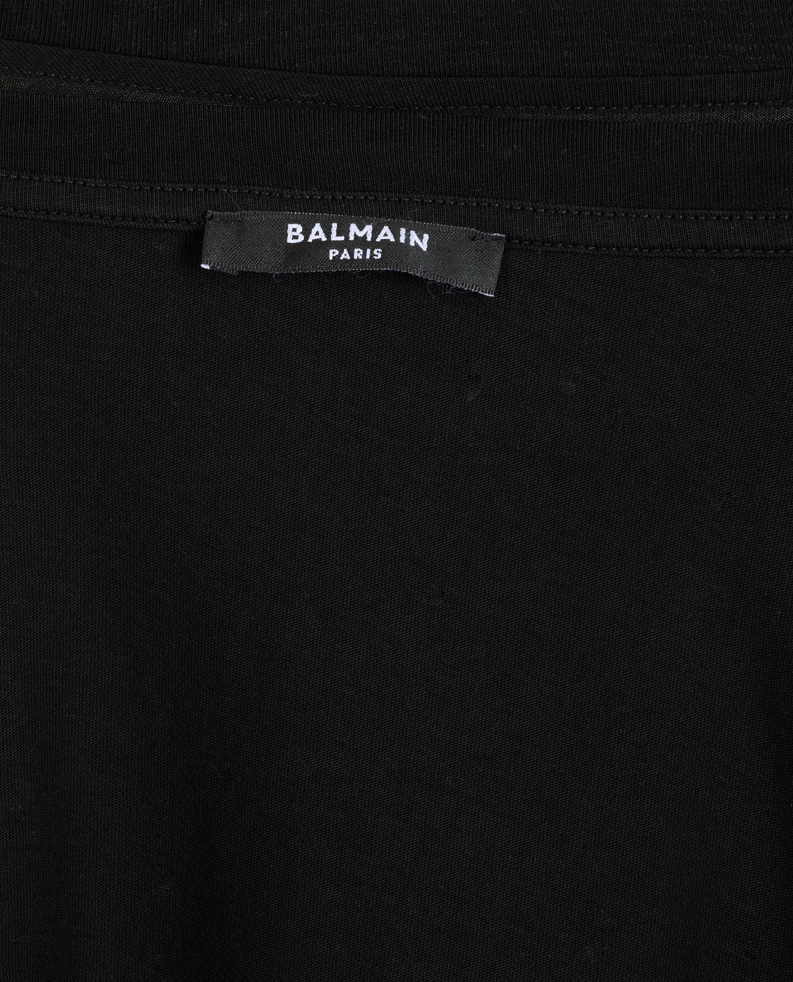 Balmain 44 Rue Francois T-Shirt, &pound;90, Clothing, Black, Cotton, Other view