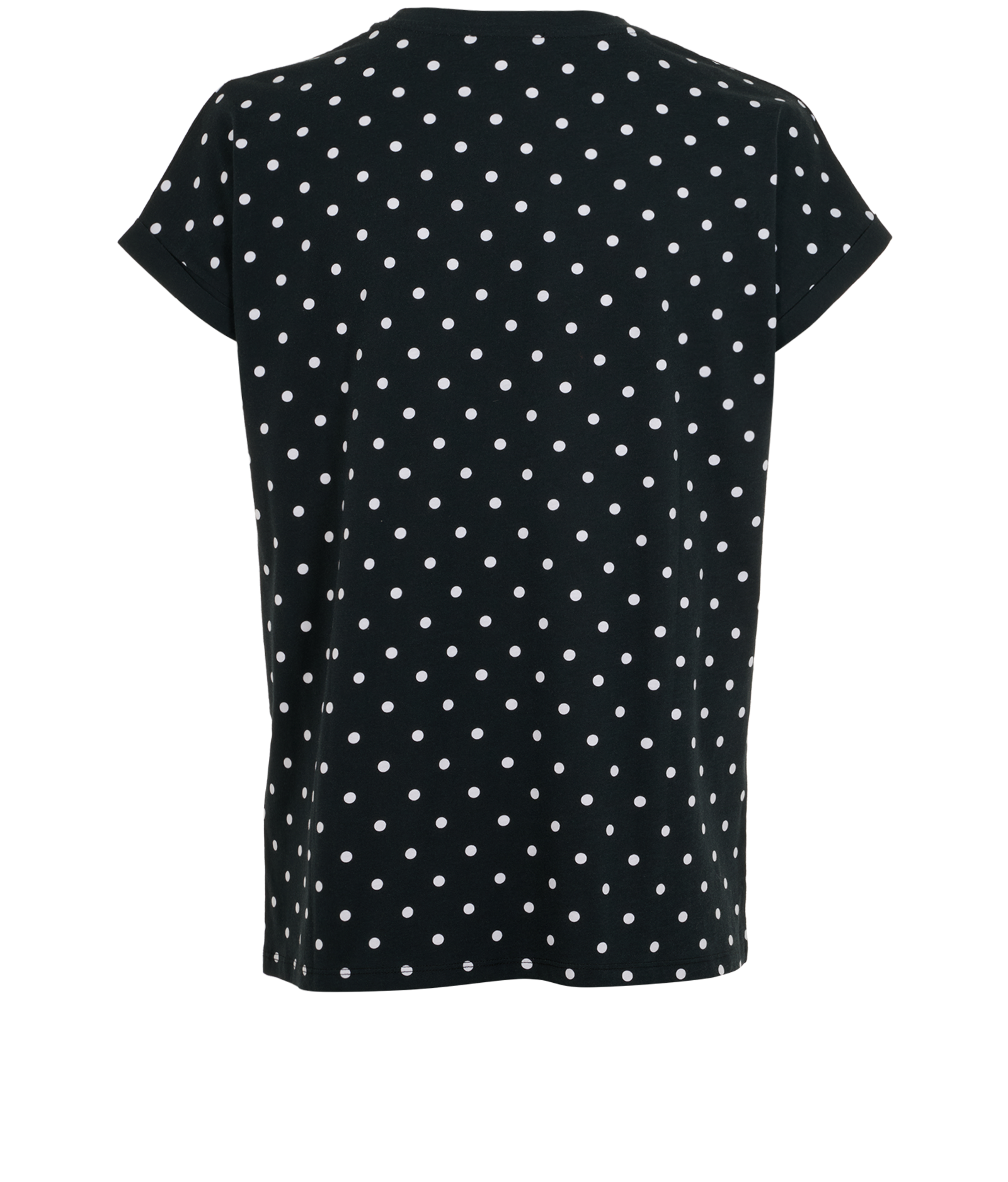 Balmain Polka Dot T-Shirt, &pound;90, Clothing, Navy/White, Cotton, Back view