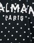 Balmain Polka Dot T-Shirt, &pound;90, Clothing, Navy/White, Cotton, Other view