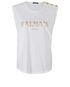 Balmain Sleeveless Logo Tee, front view