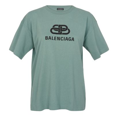 Balenciaga Men's Logo T-Shirt, front view