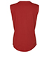 Balmain Logo T Shirt, £165, Clothing, Red, Cotton, Back view