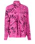 Balenciaga Tie-Neck Blouse, £180, Clothing, Black/Pink, Polyester (Polymer), Front view