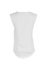 Balmain Logo Button Detail Vest Top, back view