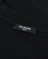 Balmain Cropped Logo T-Shirt, &pound;80, Clothing, Black, Cotton, Other view