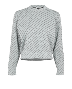 Balenciaga Long Sleeve Top, Poly, Silver, UK10, 2*