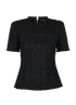 Balmain Tweed Short Sleeves Top, front view