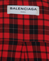 Balenciaga Logo Plaid Shirt, other view