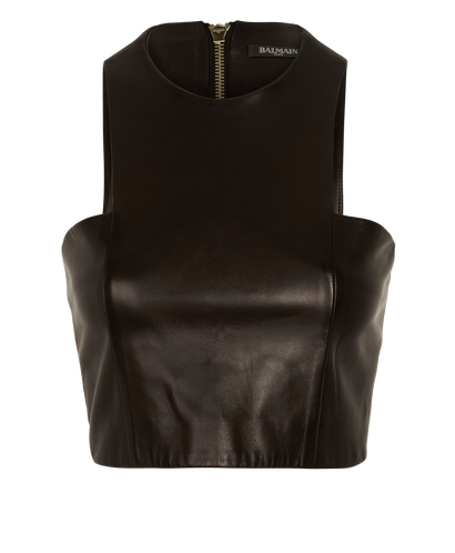 Balmain Cropped Top, front view