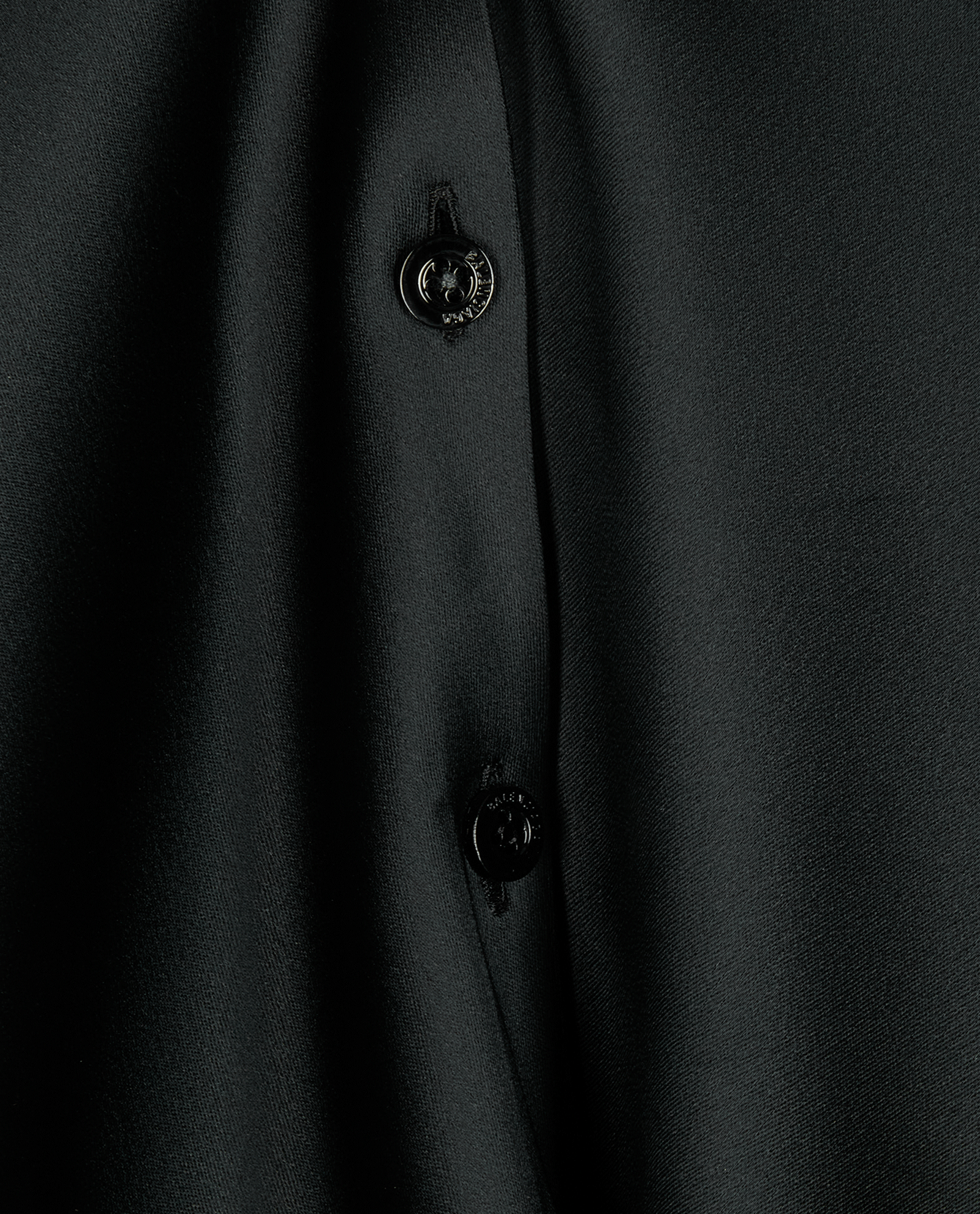 Balenciaga Long Sleeve Shirt, &pound;160, Clothing, Black, Acetate, Other view