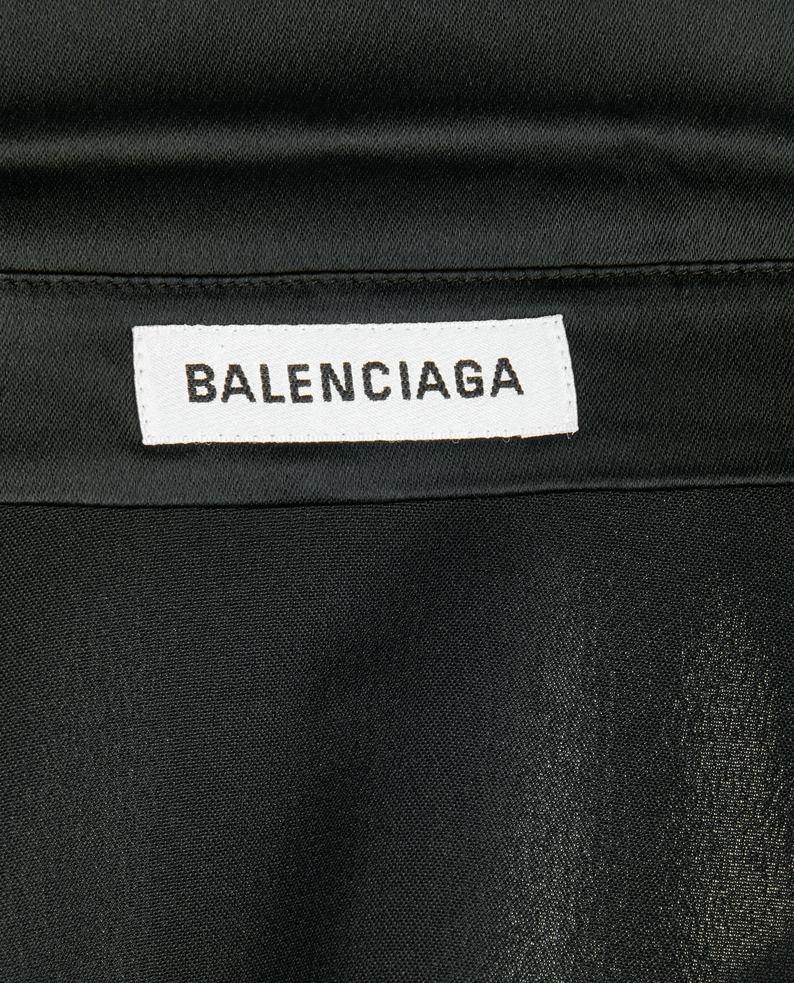 Balenciaga Long Sleeve Shirt, &pound;160, Clothing, Black, Acetate, Other view