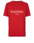 Balmain Logo Buttons Short Sleeves T-Shirt, front view