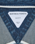 Bottega Veneta Cropped Denim V-neck Top, other view