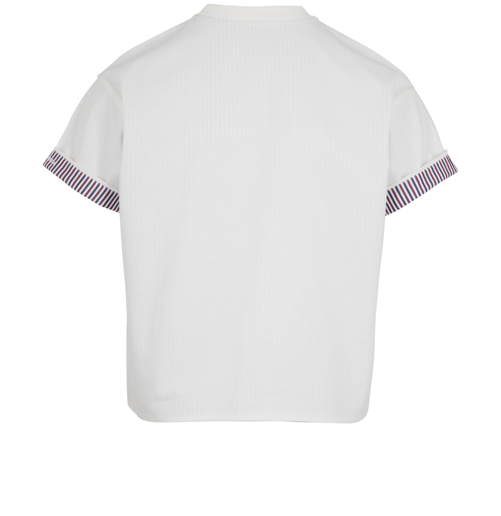 Bottega Veneta Double Layer T-Shirt, &pound;80, Clothing, White, Cotton, Back view