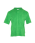 Bottega Veneta Terry Cloth Polo Top, front view
