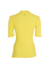Bottega Veneta Ribbed Polo Top, back view