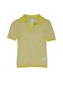 Bottega Veneta Knitted Mesh Polo, front view