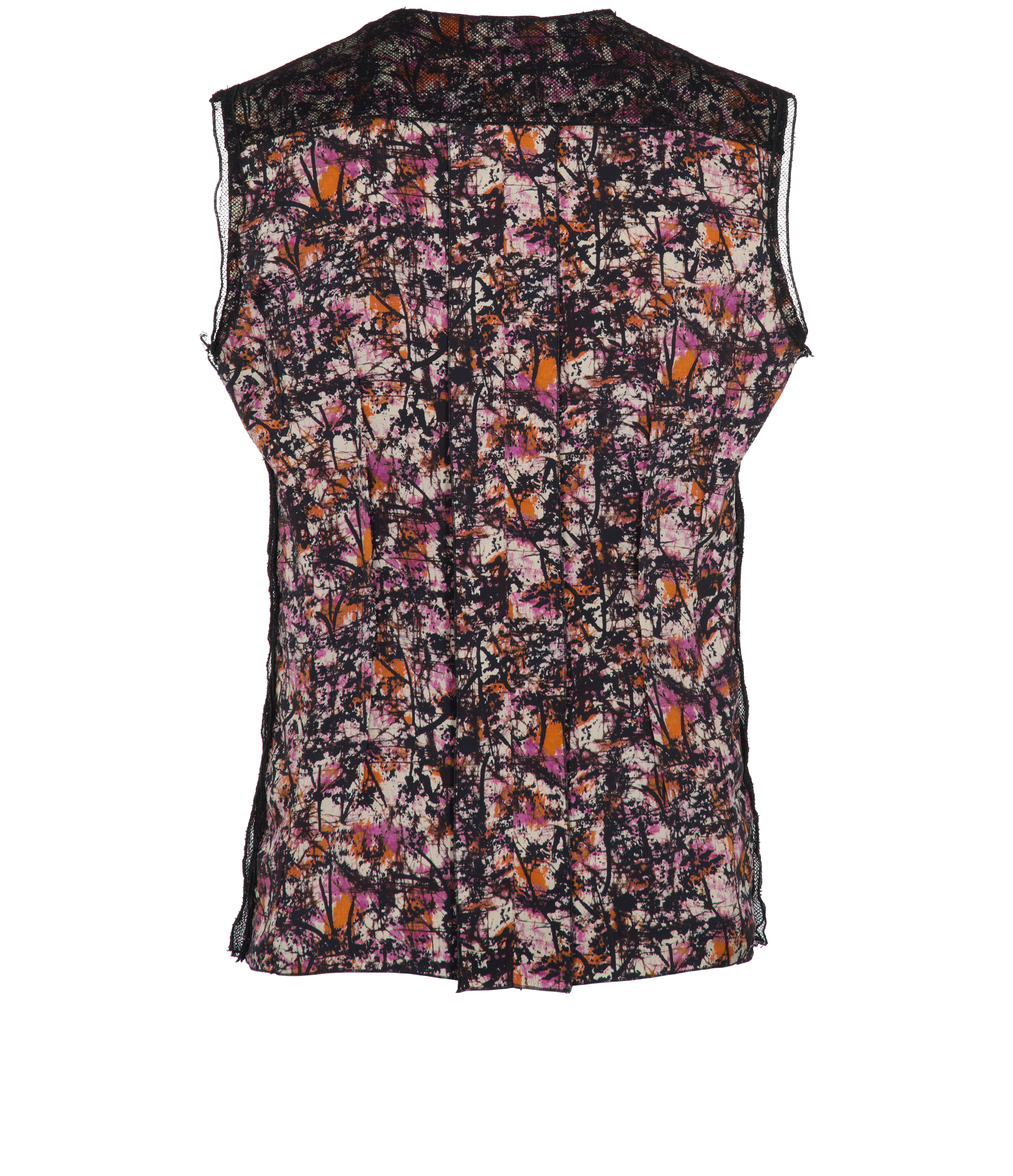 Bottega Veneta Sleeveless Top, &pound;60, Clothing, Black, Polyester/Silk, Back view