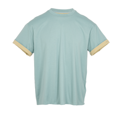 Bottega Veneta Double Layer T-Shirt, Men, Cotton, Green/Beige, Sz M, 3*