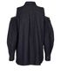 Brunello Cucinelli Denim Cold Shoulder Shirt, back view