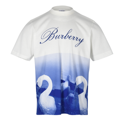 Burberry Swan Print T-Shirt, front view