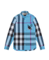Burberry Nova Check Shirt, &pound;180, Clothing, Blue, Cotton, Front view