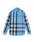 Burberry Nova Check Shirt, &pound;180, Clothing, Blue, Cotton, Back view