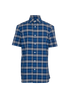 Burberry Checked Short Sleeve Shirt, front view