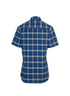 Burberry Checked Short Sleeve Shirt, back view