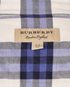 Burberry Checked Shirt, &pound;90, Clothing, Blue/White, Cotton, Other view